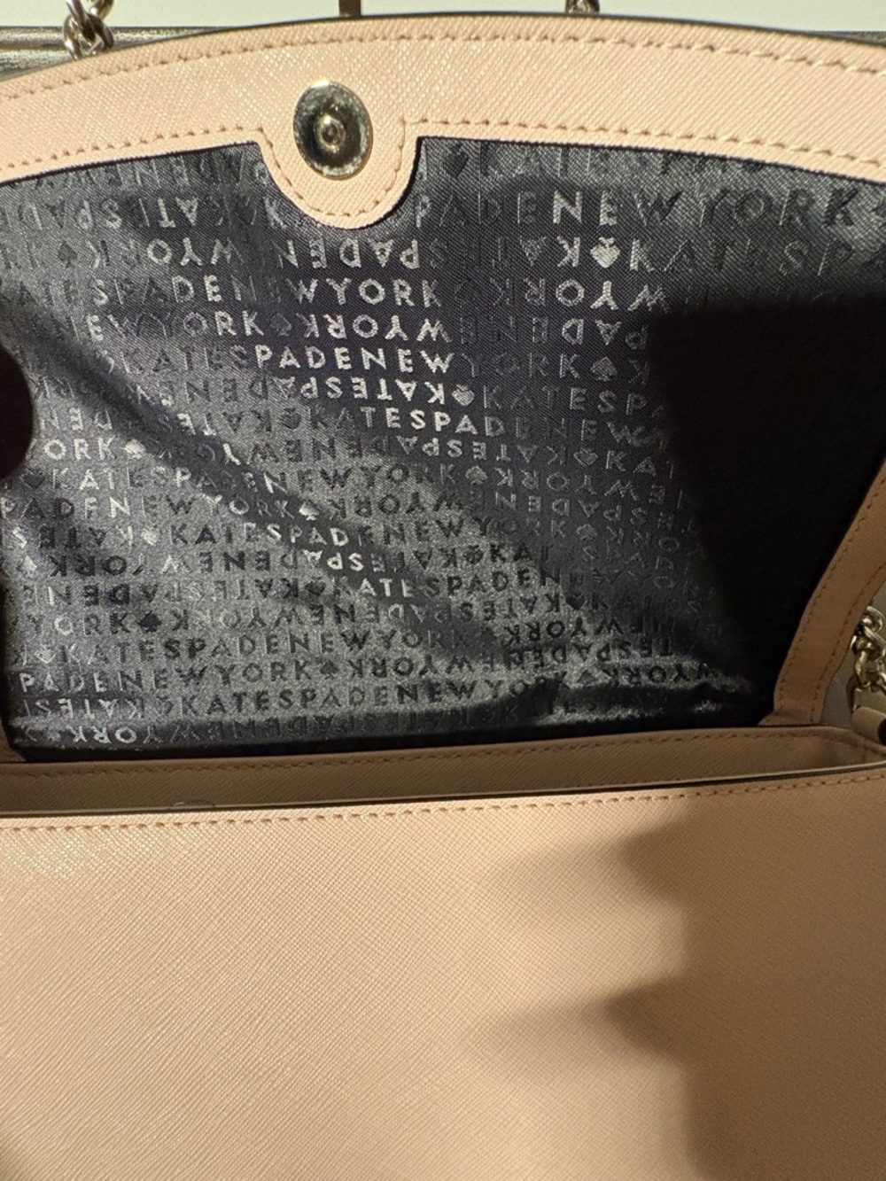 kate spade Black and Blush Chain Shoulder Bag - Picture 3 of 4